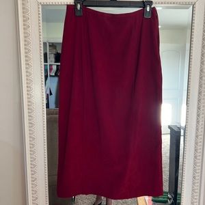 Christopher and banks dark red skirt 6